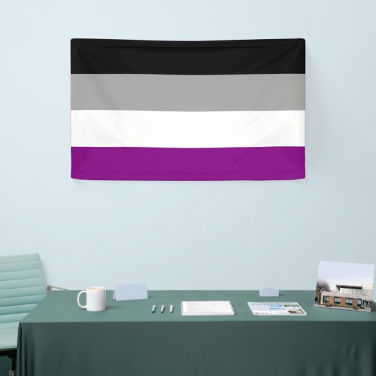 Asexuale Stolz-Flagge Banner (Messeveranstaltung)