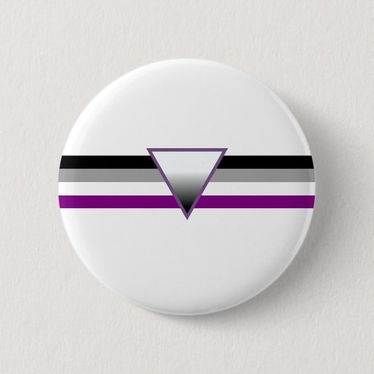 Asexuale Stolz-Flagge Button (Vorderseite)
