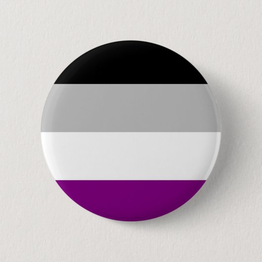 Asexuale Stolz-Flagge Button (Vorderseite)
