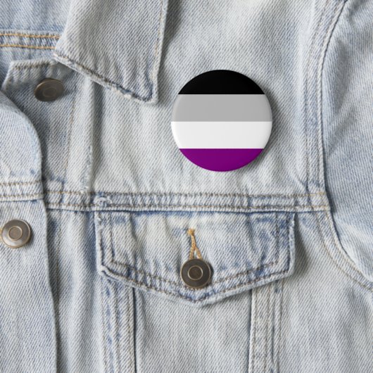 Asexuale Stolz-Flagge Button (Beispiel)