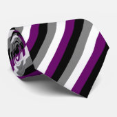 Asexuale Stolz-Flagge Krawatte (Gerollt)