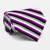 Asexuale Stolz-Flagge Krawatte (Gerollt)