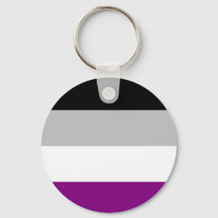 Asexuale Stolz-Flagge Schlüsselanhänger