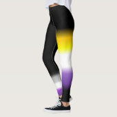 Asexuale Stolzflaggen des asymetrischen nonbinary Leggings (Links)