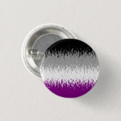 Asexualer Flaggen-Knopf "Flammensa" Button (Vorne & Hinten)