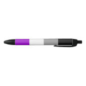 Asexualer Flaggen-Stift Kugelschreiber (Unterseite)