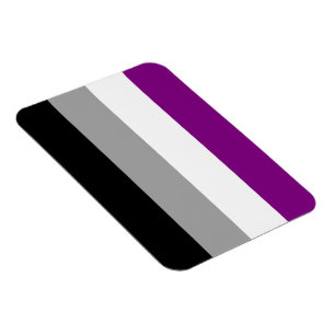 Asexualer Flaggenmagnet Magnet