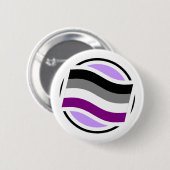 Asexualer Pop-Oben Definitions-Ikonen-Knopf Button (Vorne & Hinten)