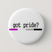 Asexualer Stolz "got Stolz?" Schlüsselanhänger Button (Vorderseite)