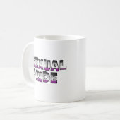Asexualer Stolz Kaffeetasse (Vorderseite Links)