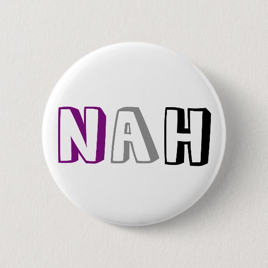 Asexualer Stolz-Knopf Button (Vorderseite)