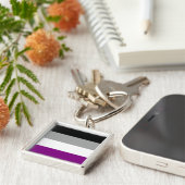 Asexualer Stolz Schlüsselanhänger (Seite)