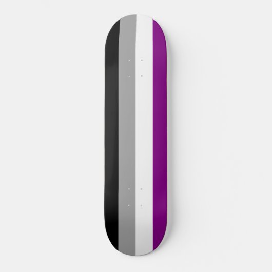 Asexualer Stolz Skateboard (Vorderseite)