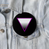 ASEXUALES DREIECK-SYMBOL 3D BUTTON (Beispiel)