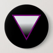 ASEXUALES DREIECK-SYMBOL 3D BUTTON (Vorderseite)