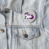 Asexuales Einhorn Button (Beispiel)