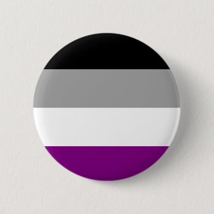 Asexuales Flaggen-Abzeichen Button