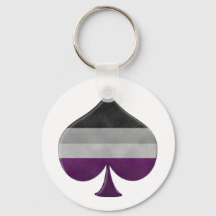 Asexuales Stolz-As-Symbol Schlüsselanhänger