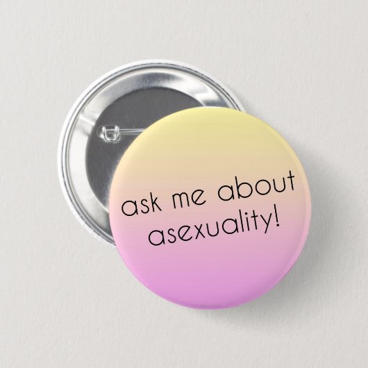 Asexuales Stolz-Button Button (Vorne & Hinten)
