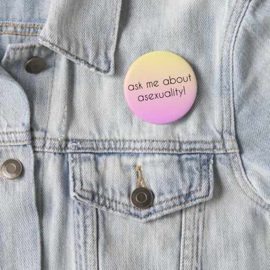 Asexuales Stolz-Button Button (Beispiel)