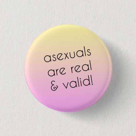 Asexuales Stolz-Button Button (Vorderseite)