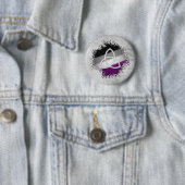 Asexuales Triquetra Button (Beispiel)