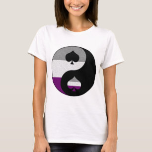 Asexuales Yin und Yang T-Shirt