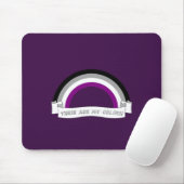 Asexualität Regenbogenstolz Mousepad (Mit Mouse)