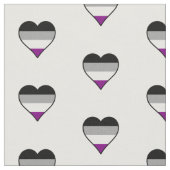 Asexualität stolz auf Herzen Stoff (Nahaufnahme)