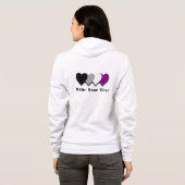 Asexualität stolz Hoodie (Schwarz voll)