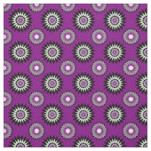 Asexualität - Stolz /lila Blume Stoff (Muster)