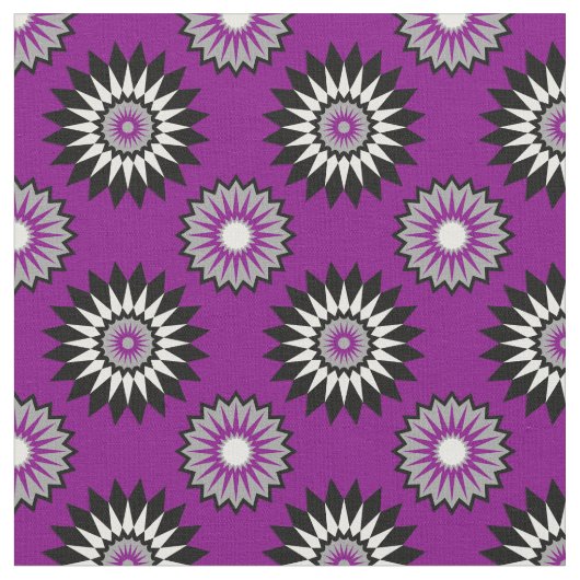 Asexualität - Stolz /lila Blume Stoff (Nahaufnahme)