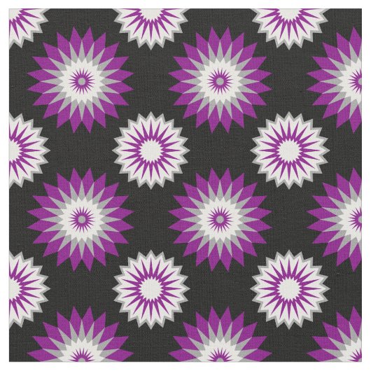 Asexualität: Stolz / Schwarze Blume Stoff (Nahaufnahme)