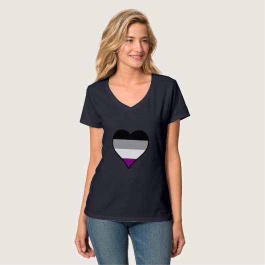 Asexualität - T - Shirt (Vorderseite Vollansicht)
