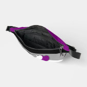 Asexualitätsflagge Bauchtasche (Offen)