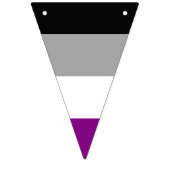 Asexuality pride flag banner (Zweite Fahne)
