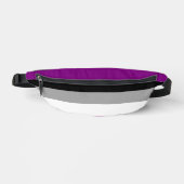 Asexuality pride flag bauchtasche (Vorderseite)
