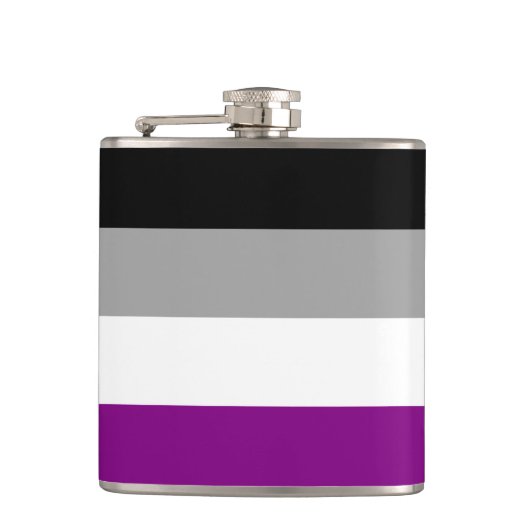 Asexuality Pride flag Flachmann (Vorderseite)