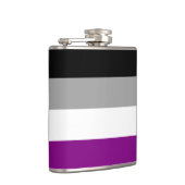 Asexuality Pride flag Flachmann (Rechts)