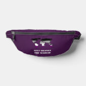 Asexuality Pride Map of The World Bauchtasche (Ablage )