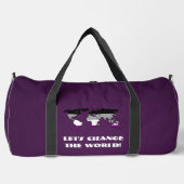 Asexuality Pride Map of The World Duffle Bag (Vorderseite)
