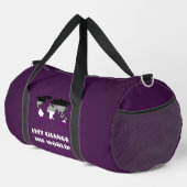 Asexuality Pride Map of The World Duffle Bag (Rechte Ecke)