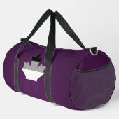 Asexuality pride maple leaf  duffle bag (Rechte Ecke)