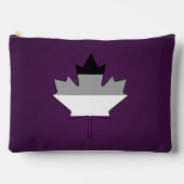 Asexuality pride maple leaf zubehörtasche (Vorderseite)