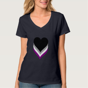 Asexualitystolz-Herzen T - Shirt
