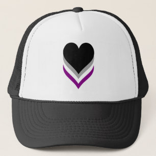 Asexualitystolzherzen Fernlastfahrer-Hut Truckerkappe