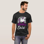 Asexuals Exist Asexual Pride Minimalist Rainbow Un T-Shirt (Vorne ganz)