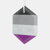 asexuell ornament aus glas (Vorderseite Links)