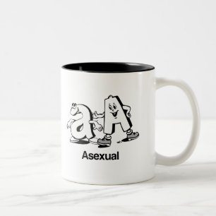 Asexuell Zweifarbige Tasse
