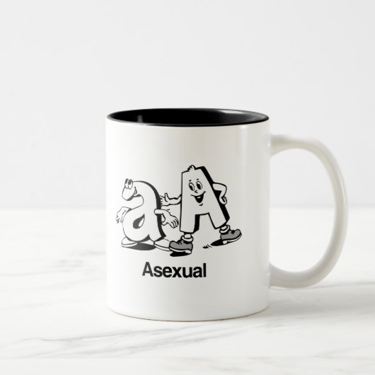 asexuell zweifarbige tasse (Rechts)